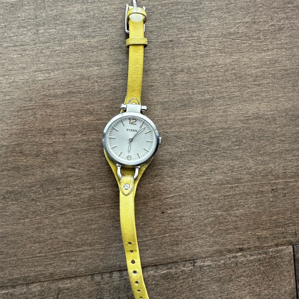 Lot of 3 Women’s Fossil Leather Watches - Picture 7 of 10
